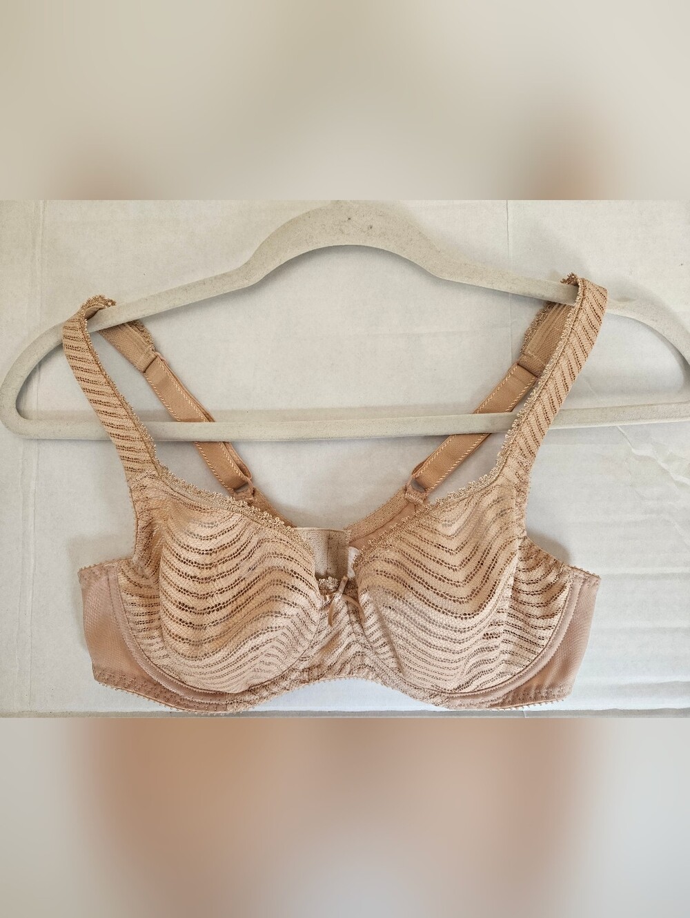 Empreinte Kaela Seamless Full Cup Bra - Tan Caramel Underwire Size 32C